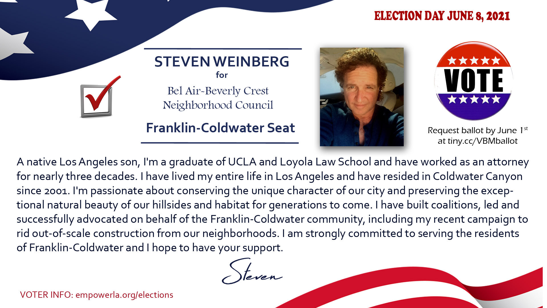Founder of hah seeks office in special election june 8, 2021 